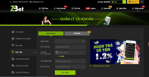 68gamebai reviews Hướng dẫn nạp và rút tiền tại ZBET