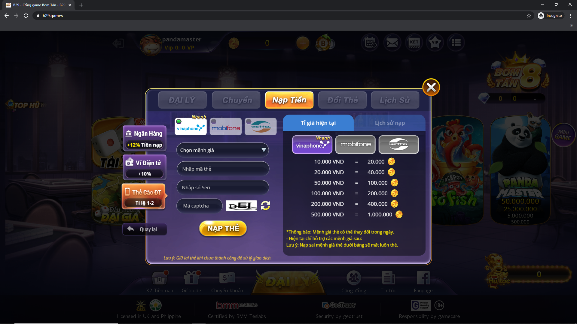 68gamebai reviews Cách nạp và rút tiền tại B29 vô cùng thuận lợi, dễ dàng