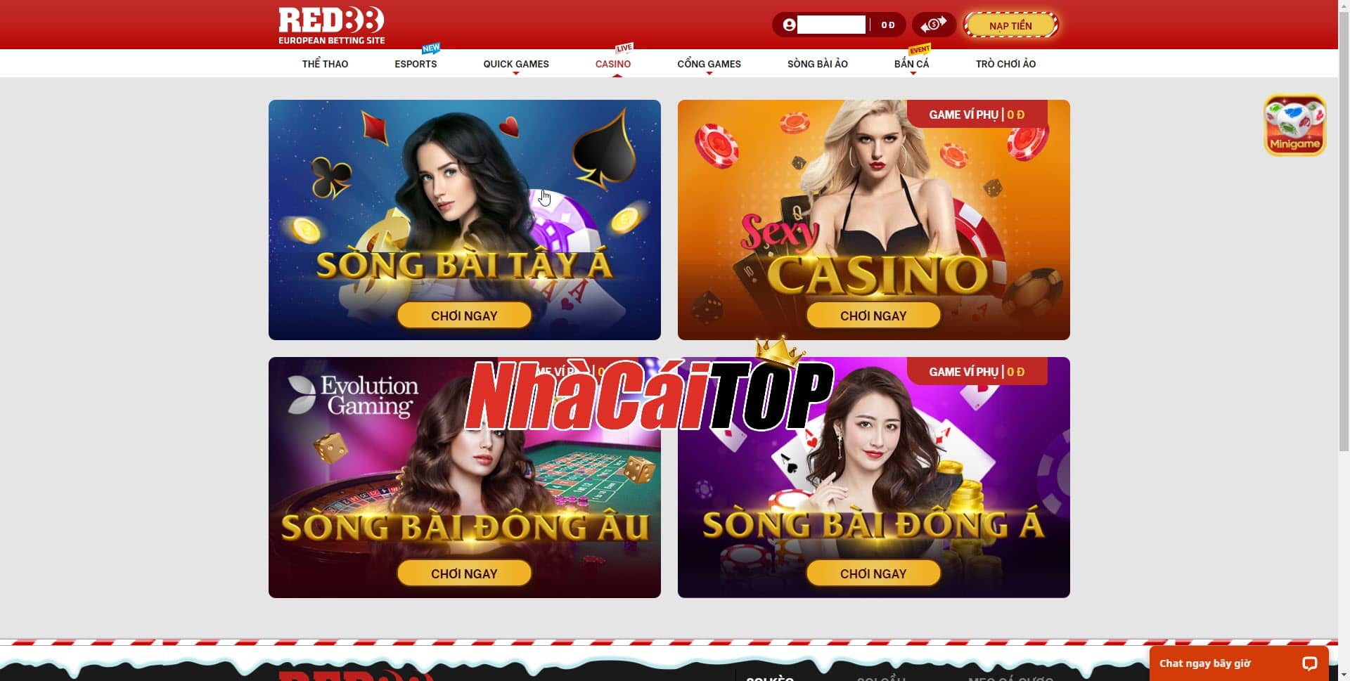 Nhà cái RED88 uy tín