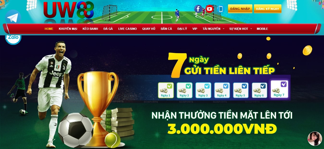 68gamebai reviews UW88VIP có nhiều chương trình khuyến mãi cho người chơi