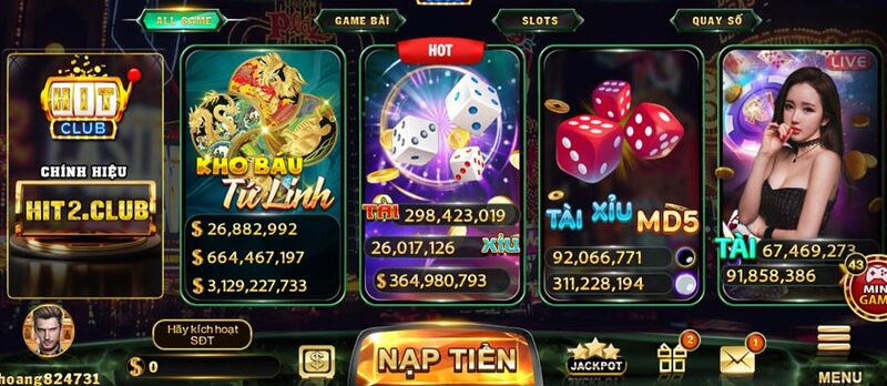 Đa dạng các thể loại game tại cổng game xanh chín