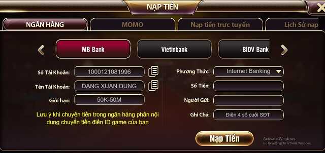 68gamebai reviews Hướng dẫn nạp tiền nhanh chóng, dễ dàng