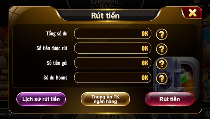 Hướng dẫn rút tiền 68 game bài thần tốc