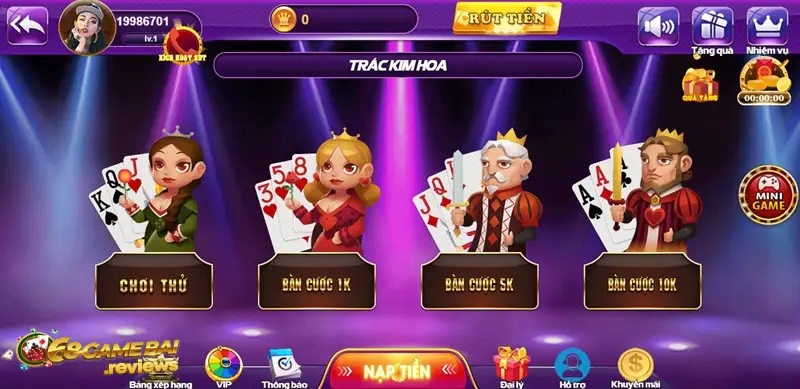 Luật chơi trác kim hoa gồm những nội dung hấp dẫn