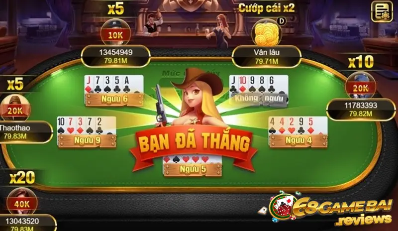 68gamebai reviews Ngưu ngưu cướp cái 68 game bài mô phỏng trò chơi nổi tiếng